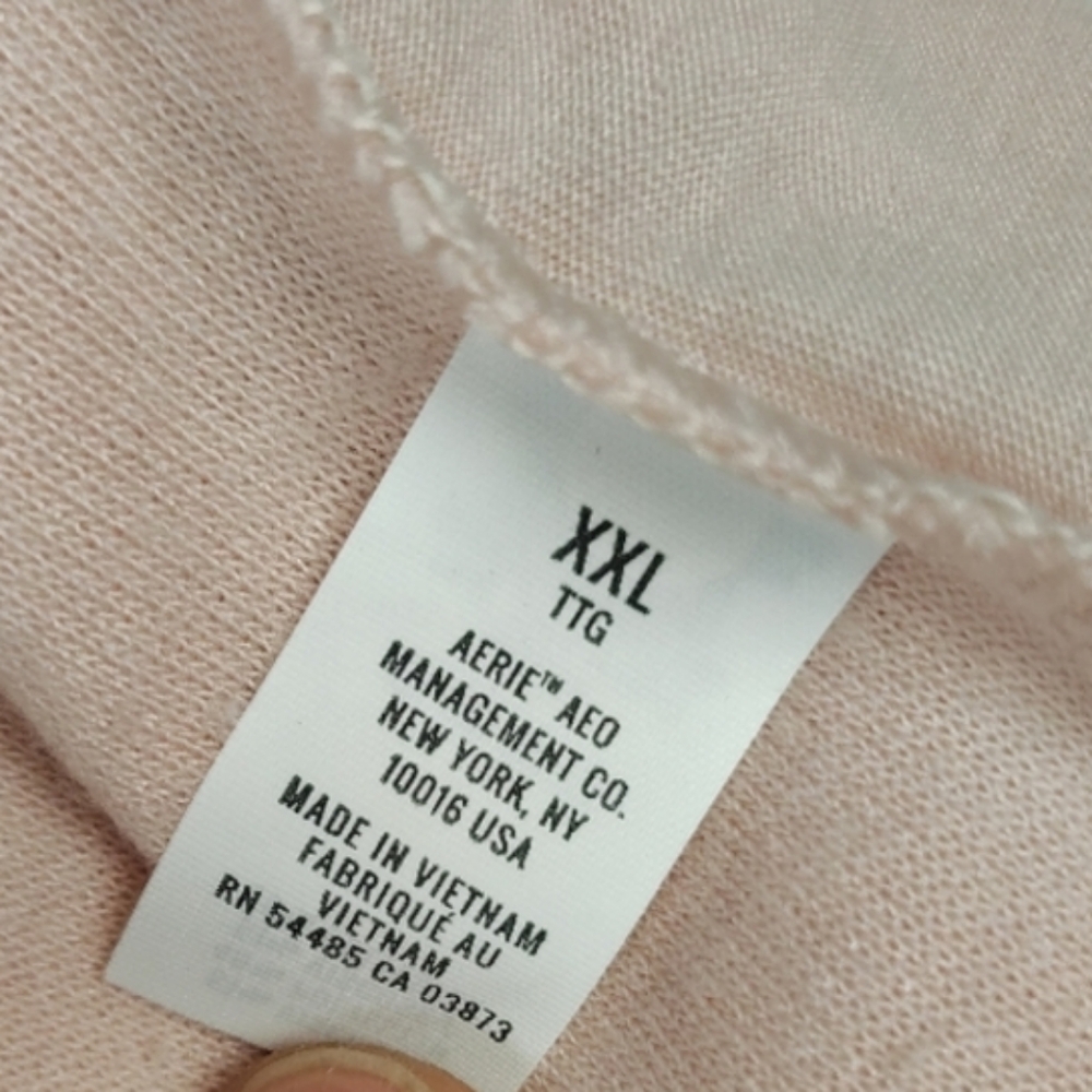 aerie Light Pink Lounge Shorts - Picture 5 of 7